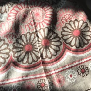 Cotton flower print Anne Taylor skirt